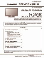 Image result for Sharp LC-62C42U TV Screen Replacement