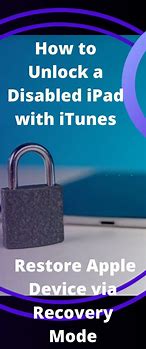 Image result for Unlock iPad Using iTunes