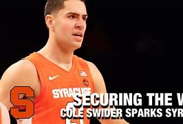 Image result for Syracuse Basketball Cole Swider