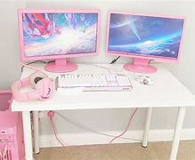 Image result for Pink Fuzzy Monitor Cover