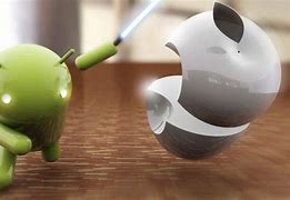 Image result for Android vs Apple Lightsaber
