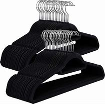 Image result for Commercial Non-Slip Coat Hangers Black