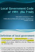 Image result for Local Government Code