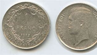 Image result for Albert Koning Der Belgen 1 Franc Coin