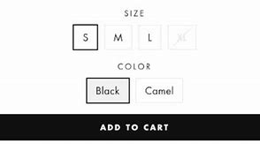 Image result for Product Size Display