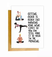 Image result for Funny Yoga Birthday Cards