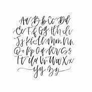 Image result for Calligraphy Writing Alphabet