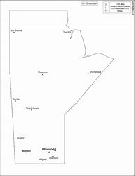 Image result for Manitoba Map Outline