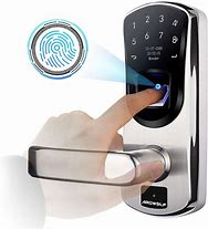 Image result for Fingerprint Keypad Lock