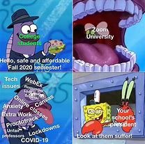 Image result for Spongebob School Memes