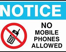 Image result for No Cell Phone Sign Template