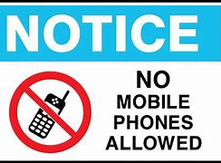 Image result for No Phone. Sign Blue Cute