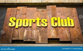 Image result for Sports Club Sign