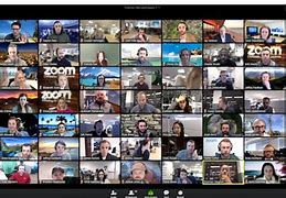 Image result for Zoom How Does It Look with Speaker Mode with a Lot of People