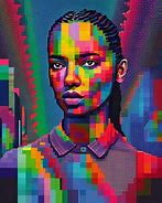 Image result for Pixelated Vision