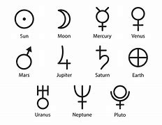 Image result for Solar System Symbols