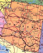 Image result for Tourist Map of Arizona