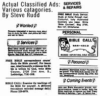 Image result for Classifieds Example