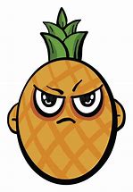 Image result for Angry Pineapple Cartoon