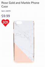 Image result for iPhone 6 Marble Rose Gold Phone Case