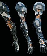Image result for Futuristic Robot Arm 3D Model