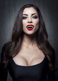 Image result for Vampire Cosplay with Fangs Women