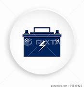 Image result for White Car Battery Icon