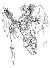 Image result for Valkyrie Drawing