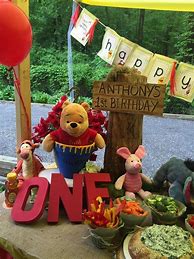 Image result for Winnie the Pooh 1st Birthday Party