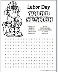 Image result for Labor Day Word Puzzles