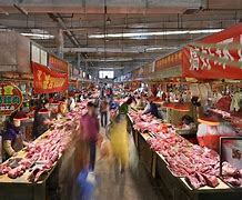 Image result for Meat Market in China