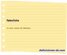 Image result for fabulista