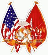 Image result for US Marine Corps Flag Decal
