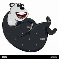 Image result for Laughing Panda with Black Background