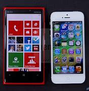 Image result for Nokia Lumia Icon vs iPhone 5S
