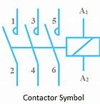Image result for Electrical Symbol for a Contactor