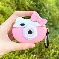Image result for Pink Cat AirPod Case