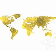 Image result for World Map Gold