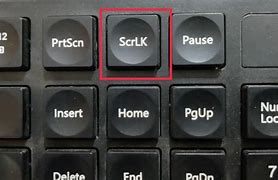 Image result for Scroll Lock Key On Keyboard