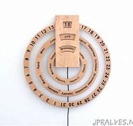 Image result for Wood Perpetual Wall Calendar