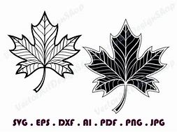 Image result for 2-Layered Maple Leaf SVG