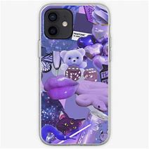 Image result for Aesthetic Clear Purple Phone Cases