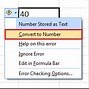 Image result for How to Change Text to Number in Excel