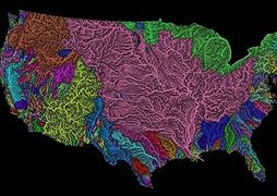 Image result for Map of Us Water Accessable by Ocean
