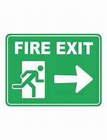 Image result for Exit Sign with Right Arrow