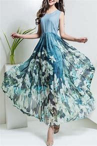 Image result for Flower Maxi Dress