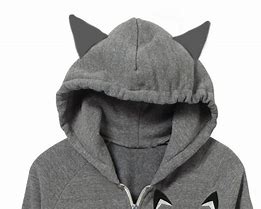 Image result for Wolf Hoodie with Ears