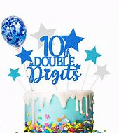 Image result for 10th Birthday Cake Topper