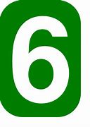 Image result for Green Rounded Rectangle with Number 5