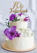 Image result for 70 and Fabulous Cake Topper